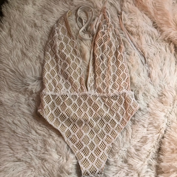Free People Fishnet Lace Lima One-Piece Swimsuit - Picture 8 of 11